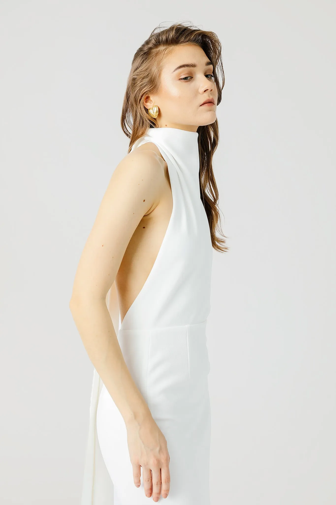 Patricia Backless Midi Dress