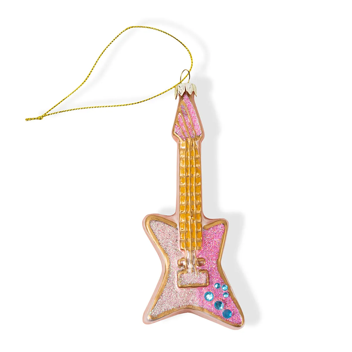 Pink Guitar Ornament