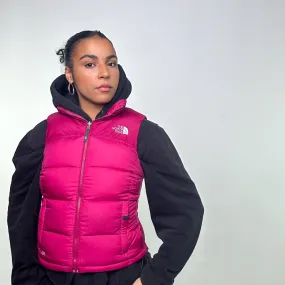 Pink y2ks The North Face 700 Series Puffer Jacket Coat Gilet (S)