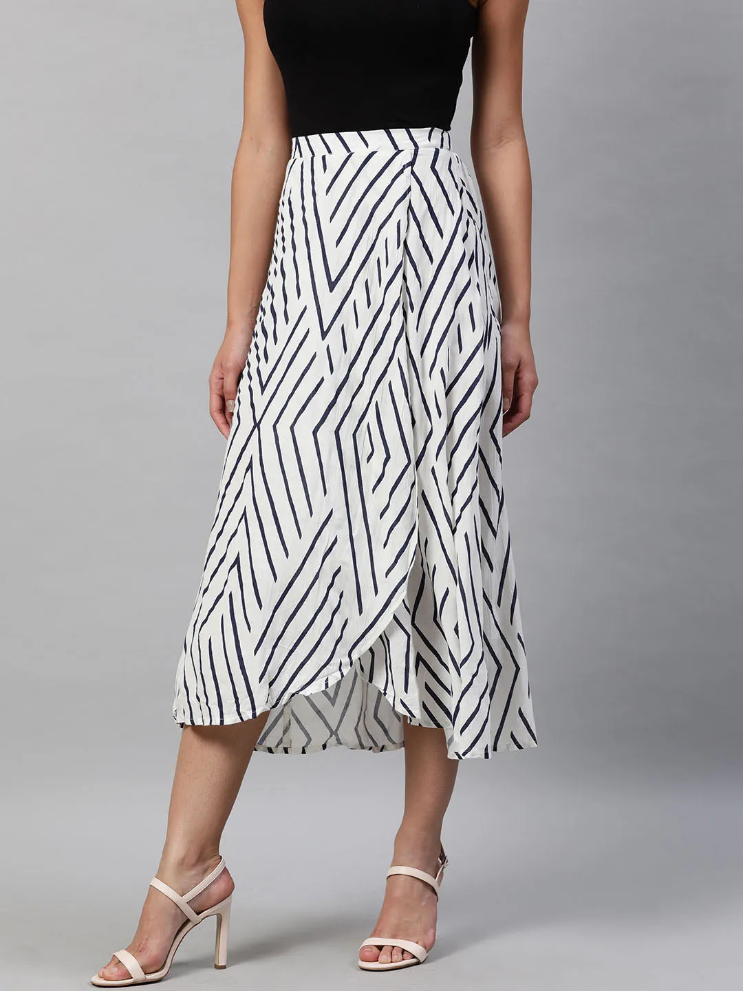 Printed Long Skirt