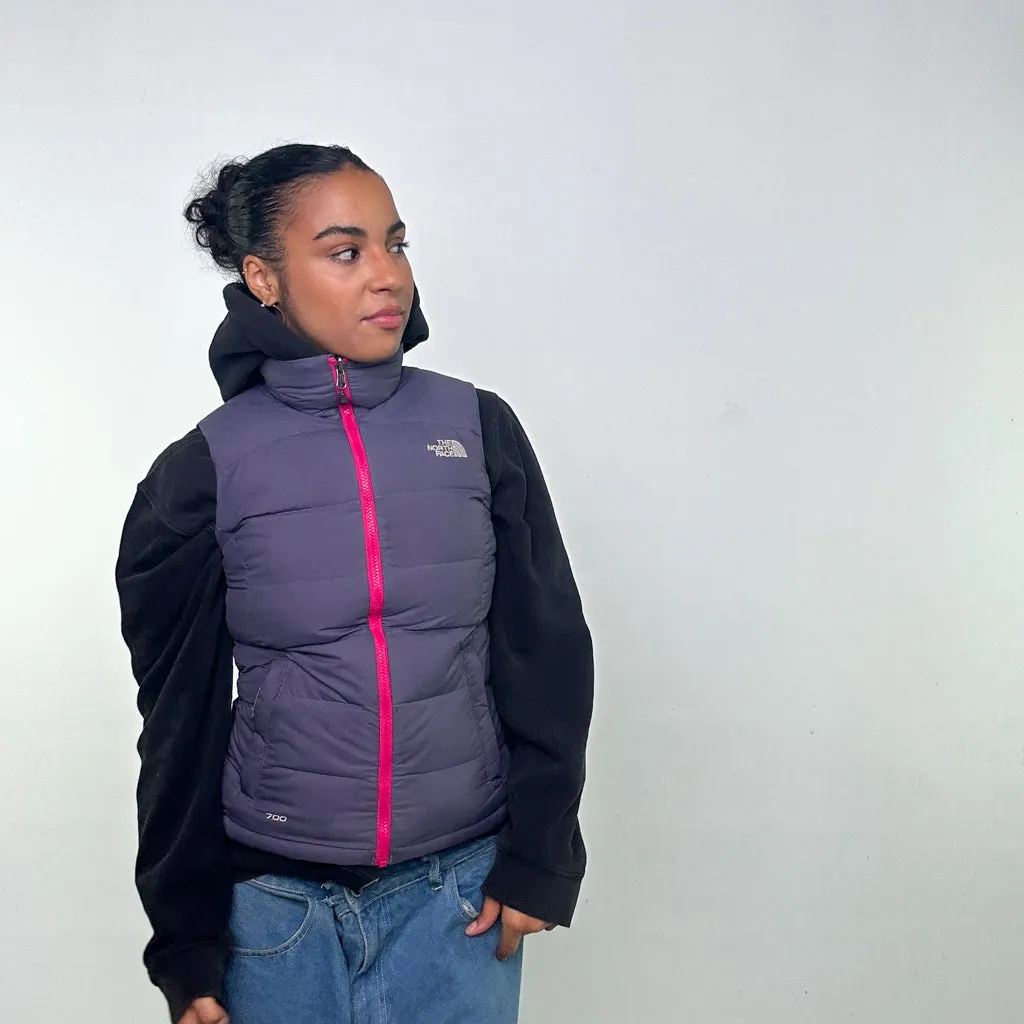 Purple y2ks The North Face Puffer Jacket Coat Gilet (S)