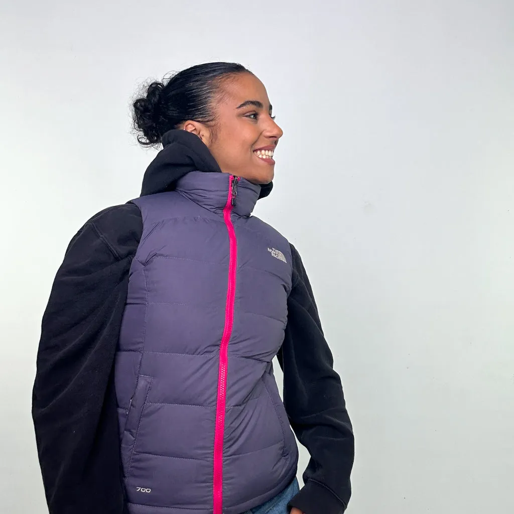 Purple y2ks The North Face Puffer Jacket Coat Gilet (S)