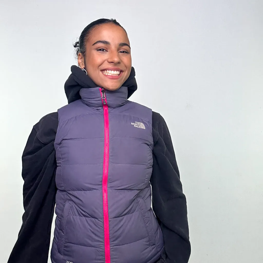 Purple y2ks The North Face Puffer Jacket Coat Gilet (S)