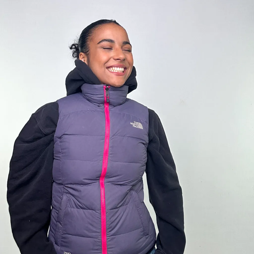 Purple y2ks The North Face Puffer Jacket Coat Gilet (S)