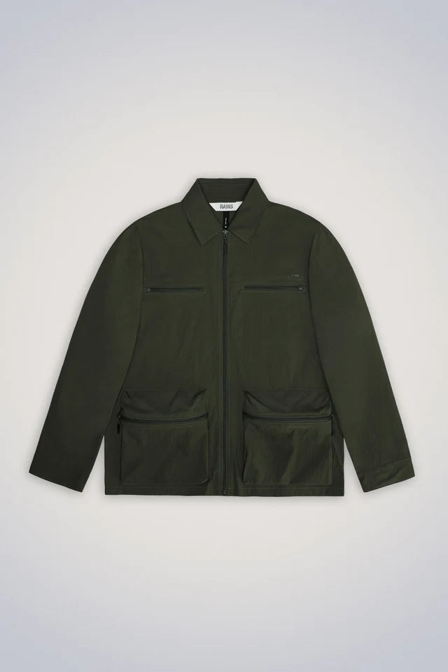 RAINS PE24 Tomar Overshirt Green