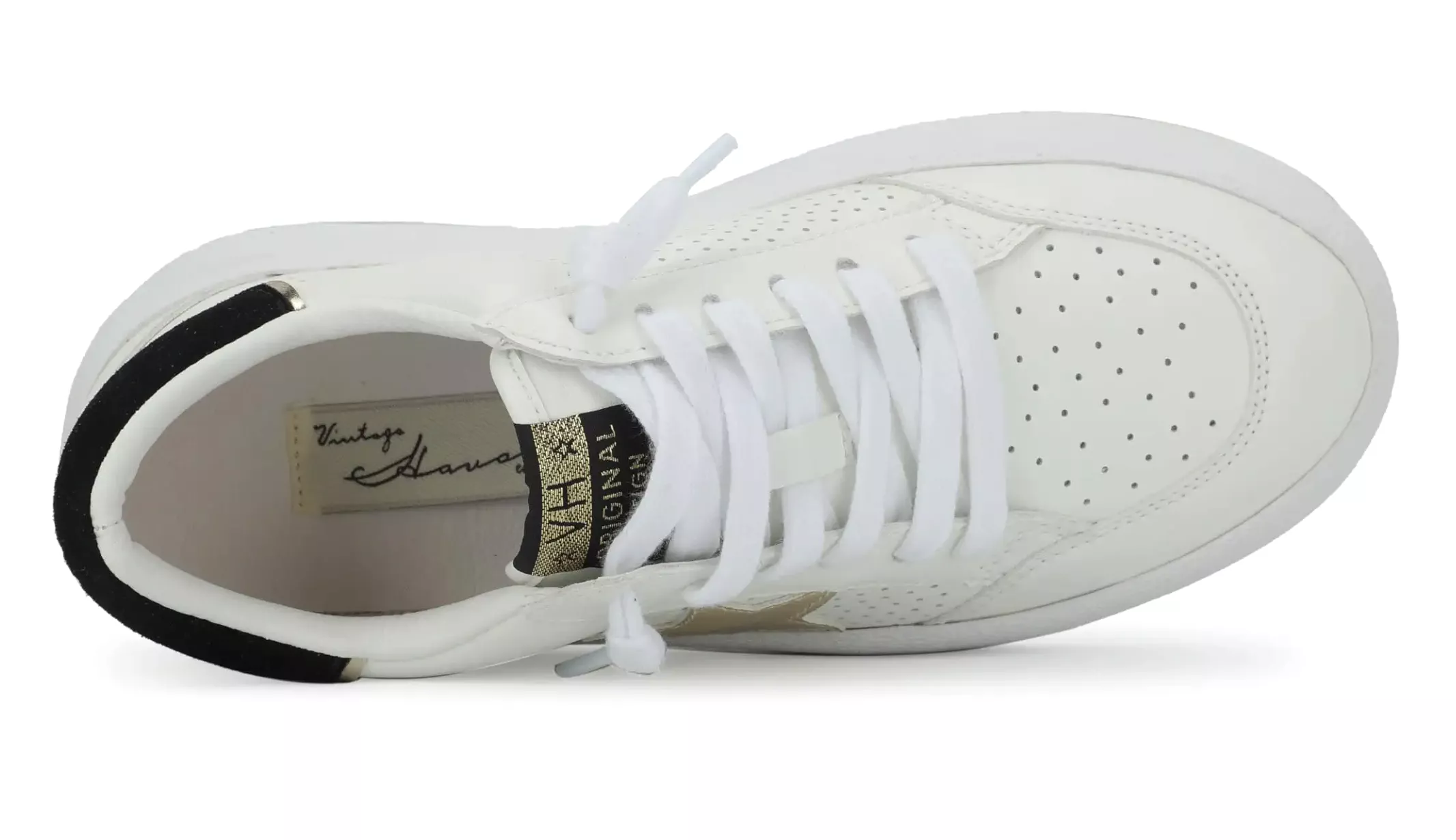 Ream White/Gold Multi Sneaker