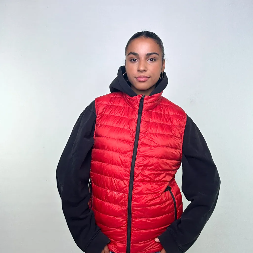 Red y2ks Stone Island Puffer Jacket Coat Gilet (L)