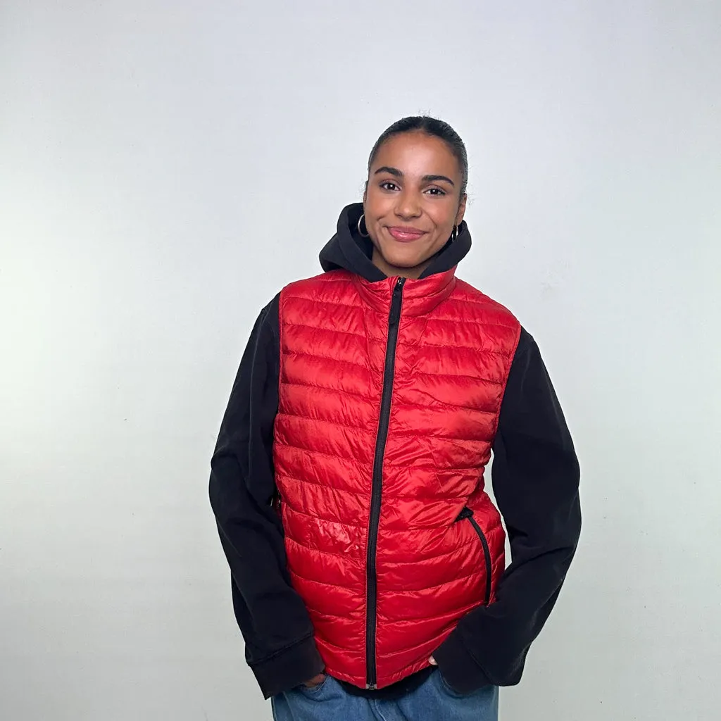 Red y2ks Stone Island Puffer Jacket Coat Gilet (L)