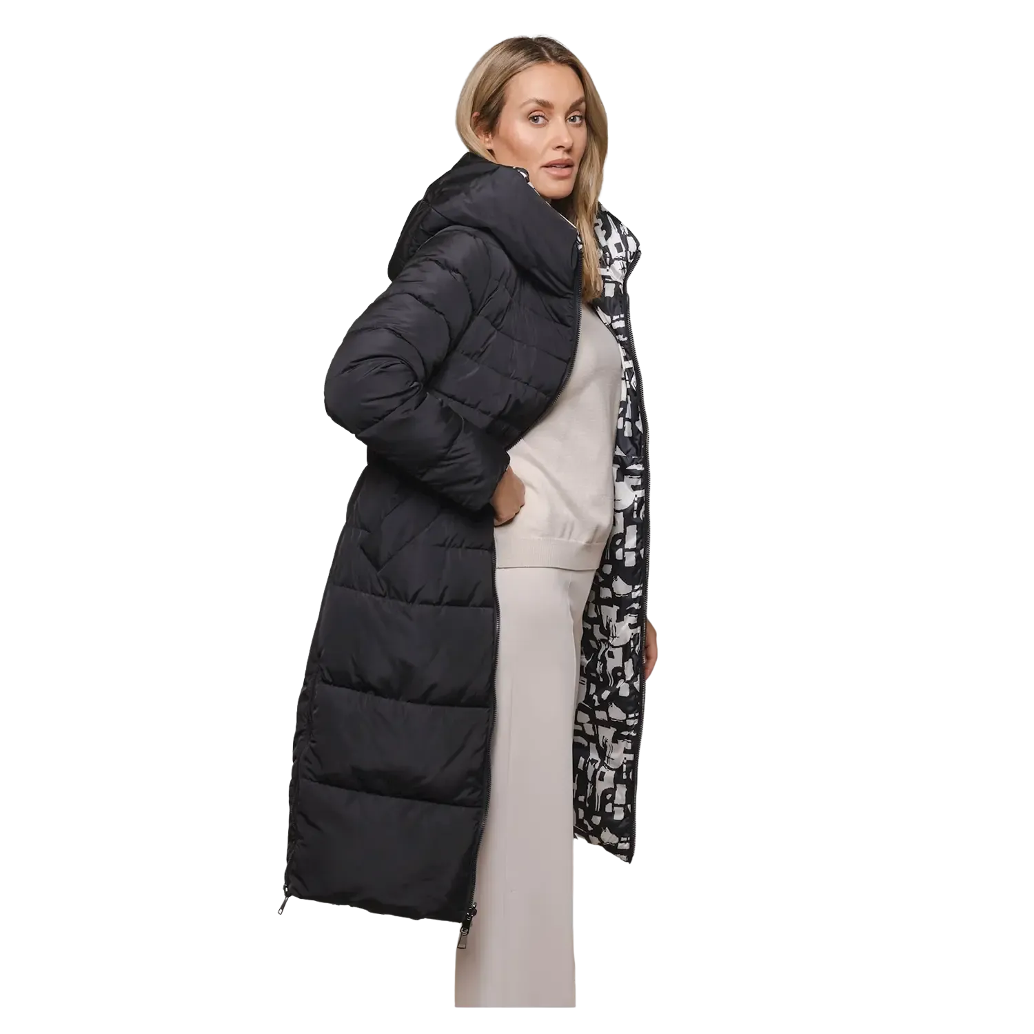 Rino & Pelle Keila Reversible Padded Hooded Coat