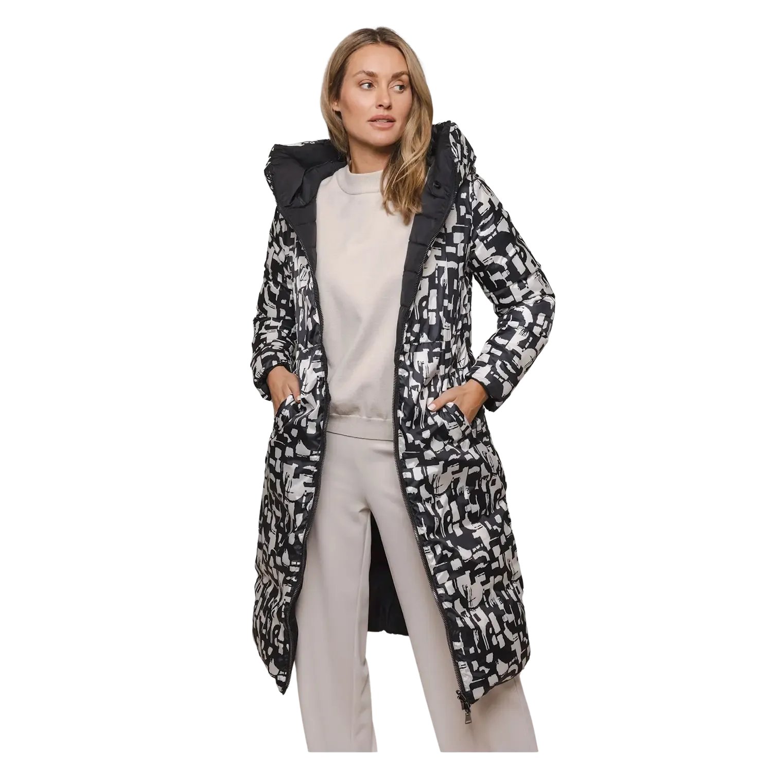 Rino & Pelle Keila Reversible Padded Hooded Coat