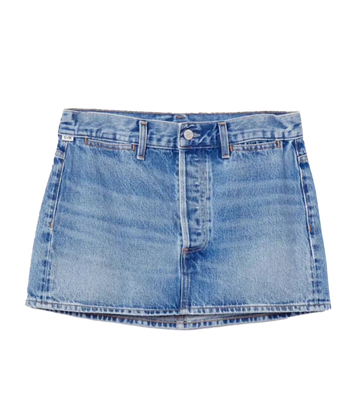 Rosie Denim Mini Skirt in Blue Gaze