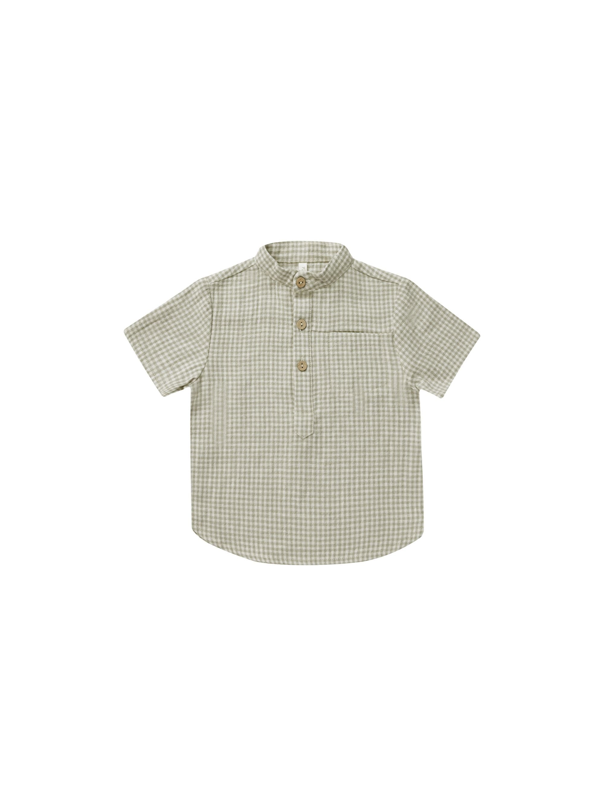 Rylee & Cru - Sage Gingham Mason Shirt