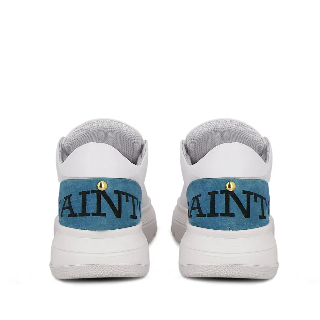 Saint Fiore White Leather Handcrafted Sneakers