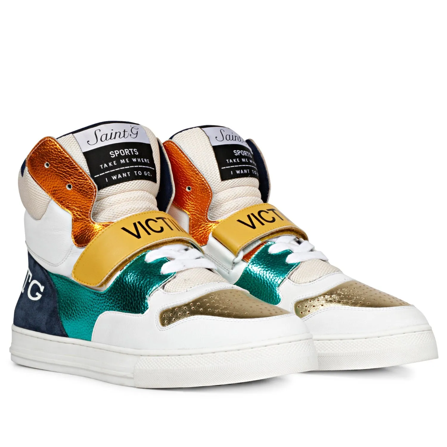 Saint Rowan Multi Leather Sneakers