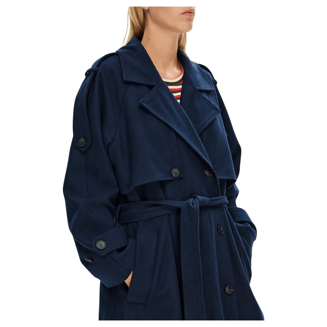 Selected Femme Nala Oversized Tailored Trench Coat