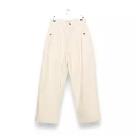 Standardtypes Naval Button Pants offwhite herringbone ST048