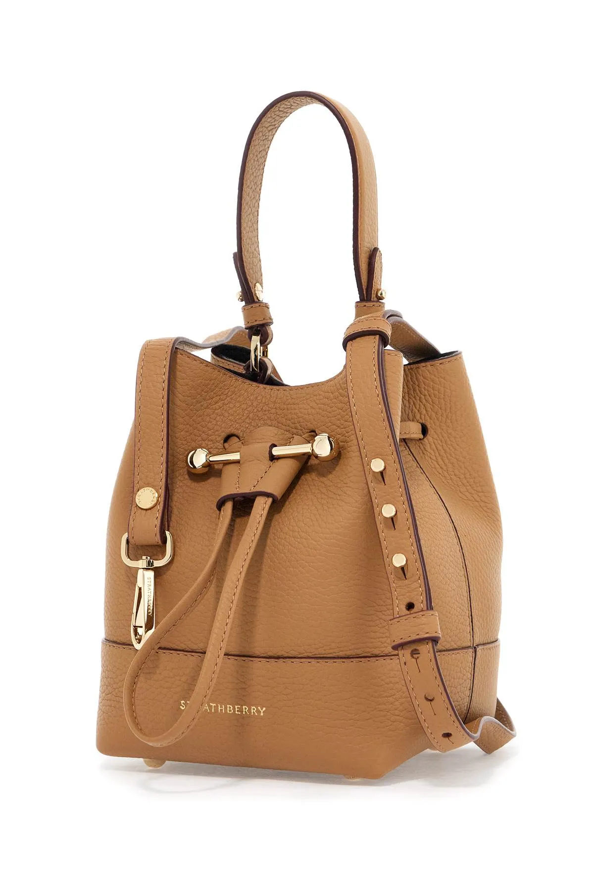 Strathberry Lana Osette Bucket Bag   Brown