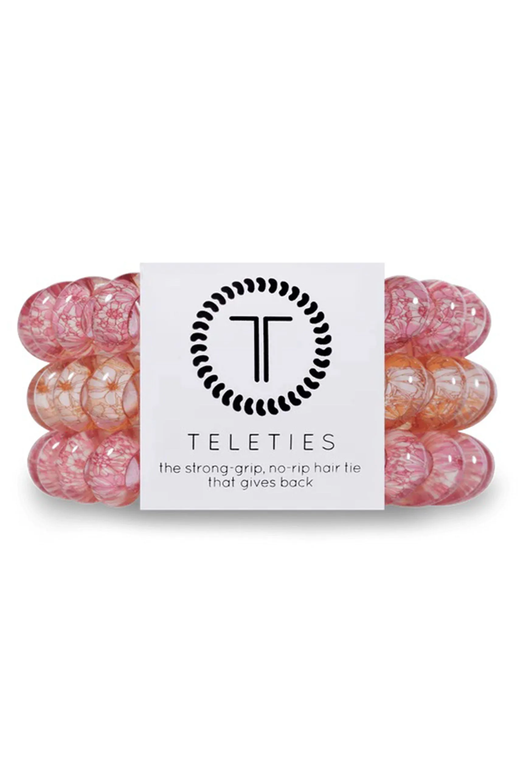 TELETIES Large Hair Ties - Flower Power