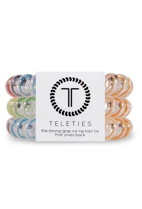 TELETIES Large Hair Ties - Rainbow Rope