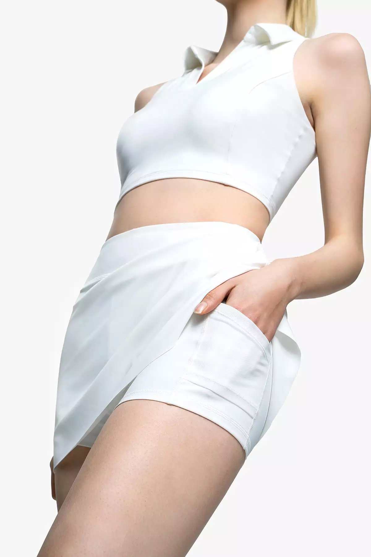 Tennis Skort with Rear Panel Seams