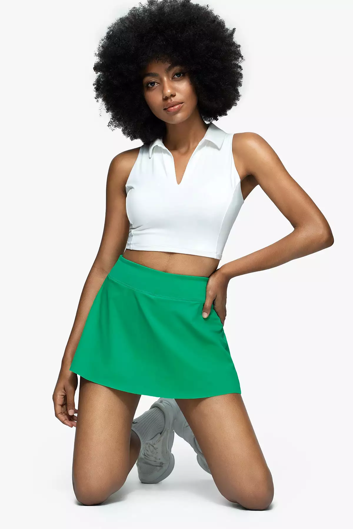 Tennis Skort with Rear Panel Seams