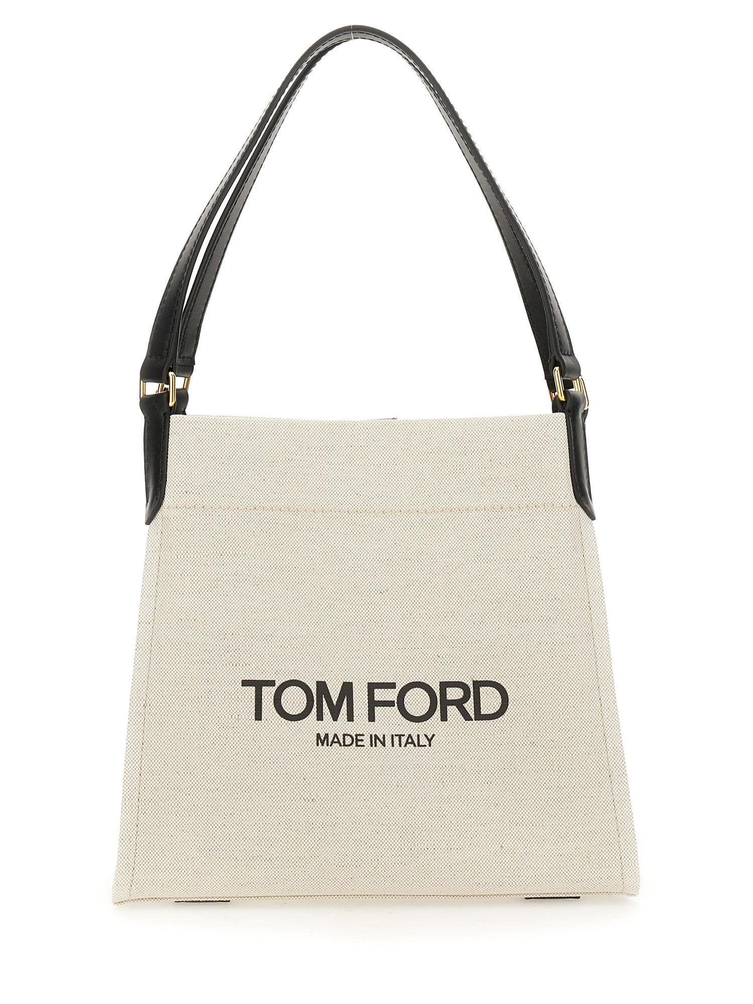 TOM FORD    COTTON CANVAS AND LEATHER MEDIUM 