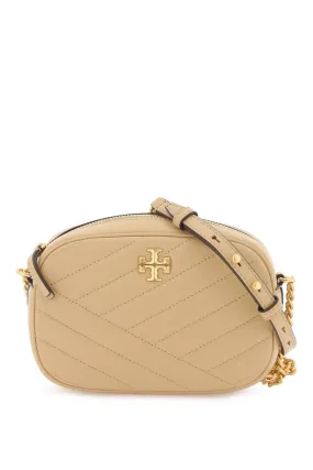 Tory Burch Chevron Small Kira Camera Bag   Beige