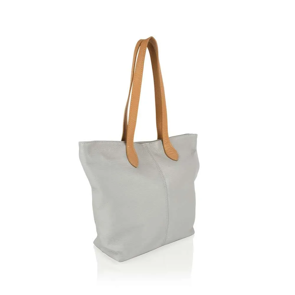  Tote Shopping Bag 14.5″ Central Zip Carry Handle