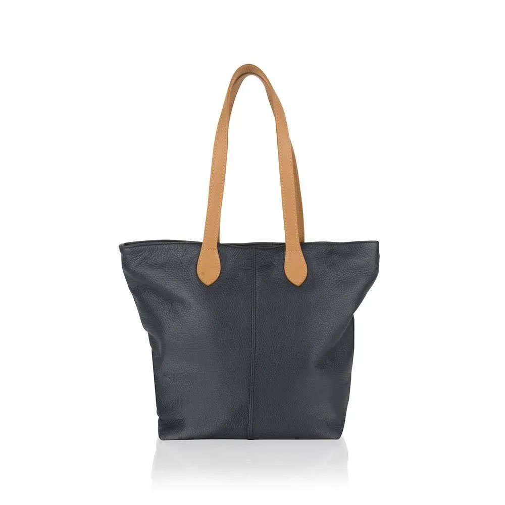  Tote Shopping Bag 14.5″ Central Zip Carry Handle