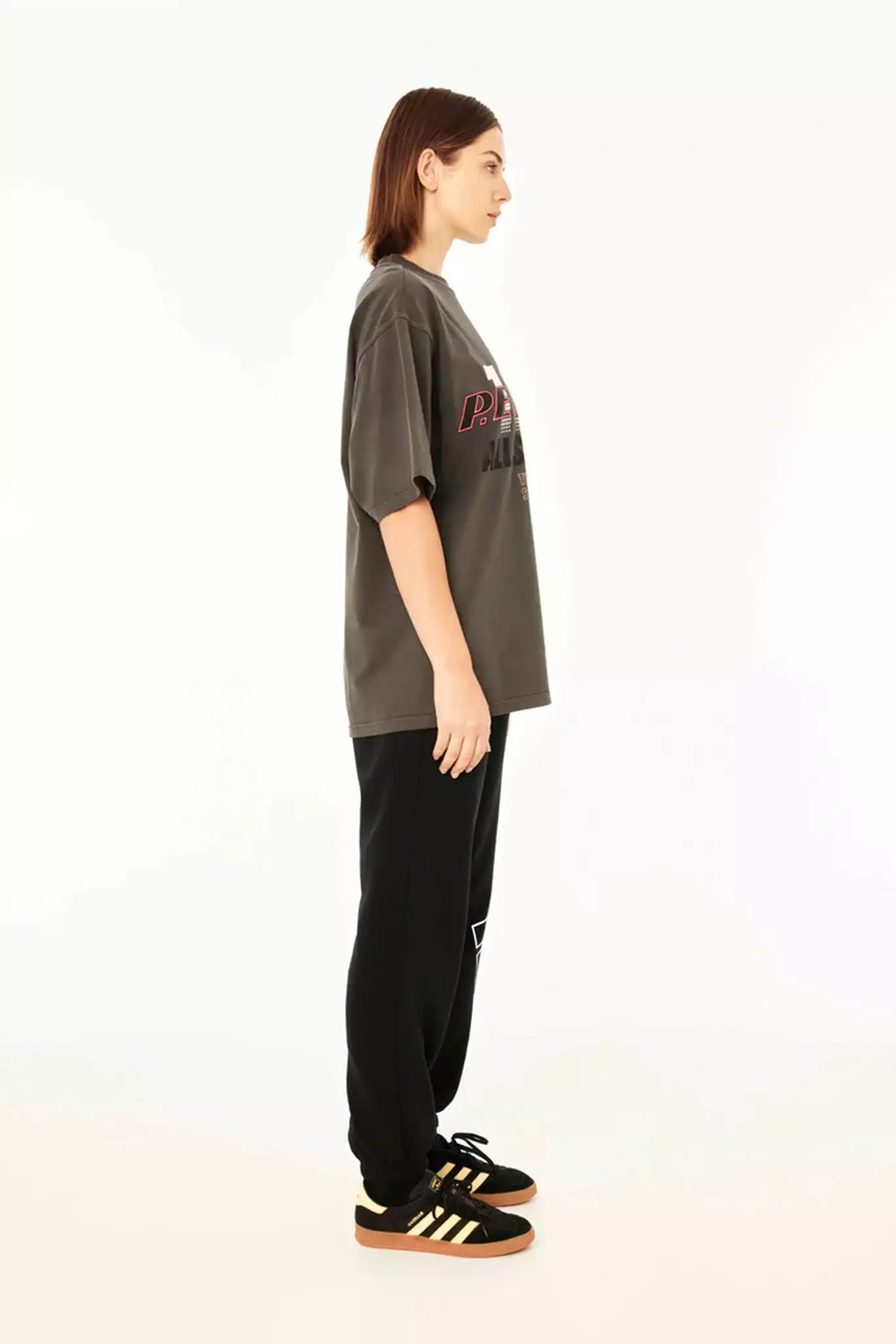 Touring SS Oversized Tee | Dark Shadow