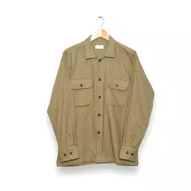 Universal Works L/S Utility Shirt 29730 Soft Flannel Cotton olive