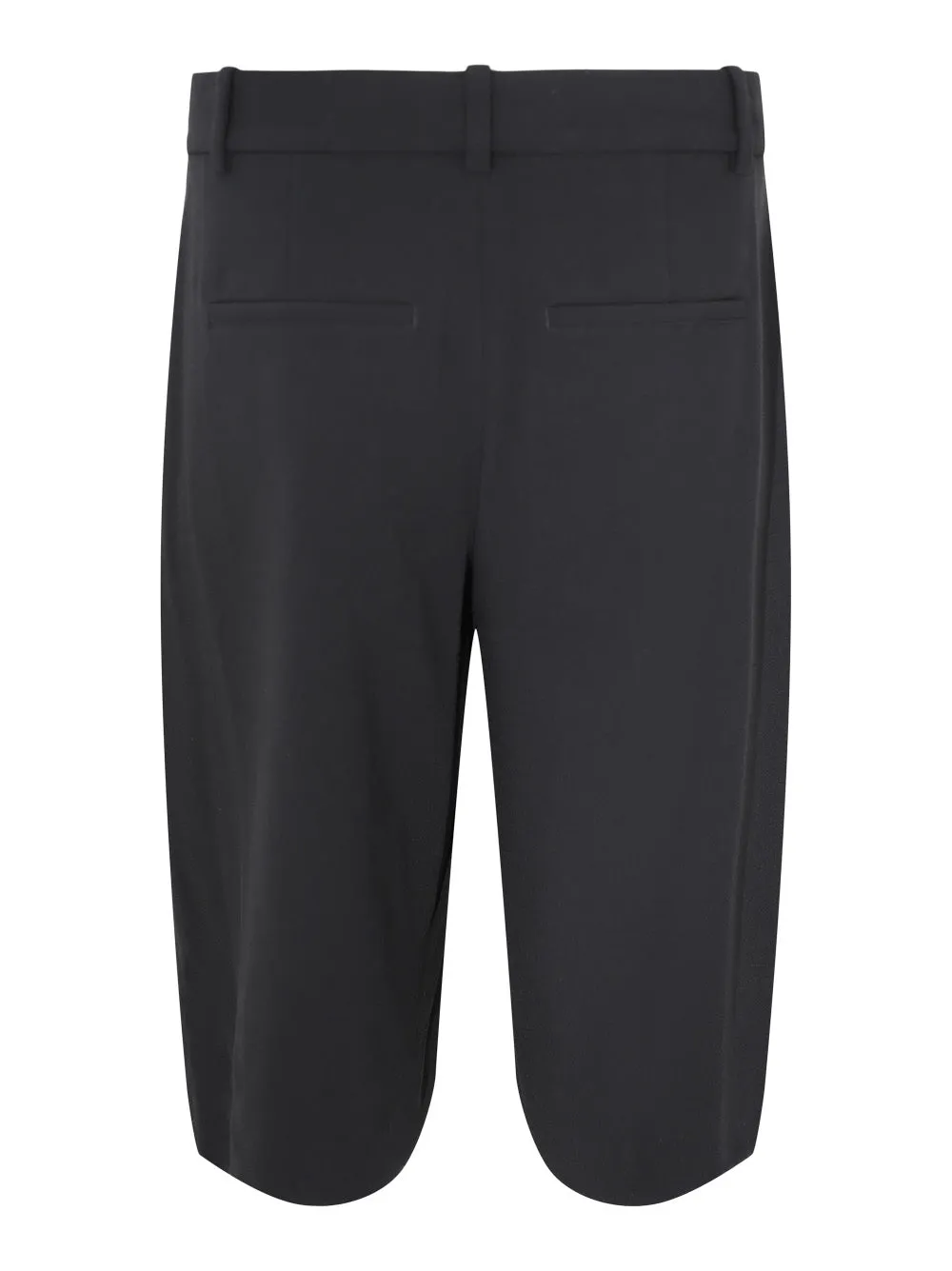 Vince Low Rise Pintuck Shorts in Black