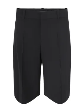 Vince Low Rise Pintuck Shorts in Black