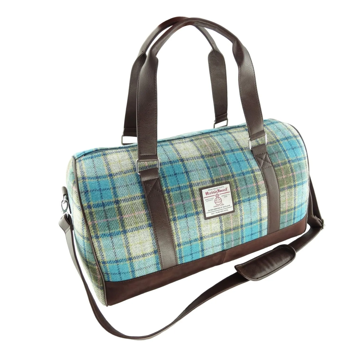 Weekend Bag 'Clyde' with Harris Tweed