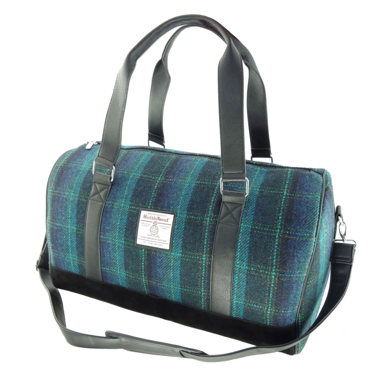 Weekend Bag 'Clyde' with Harris Tweed