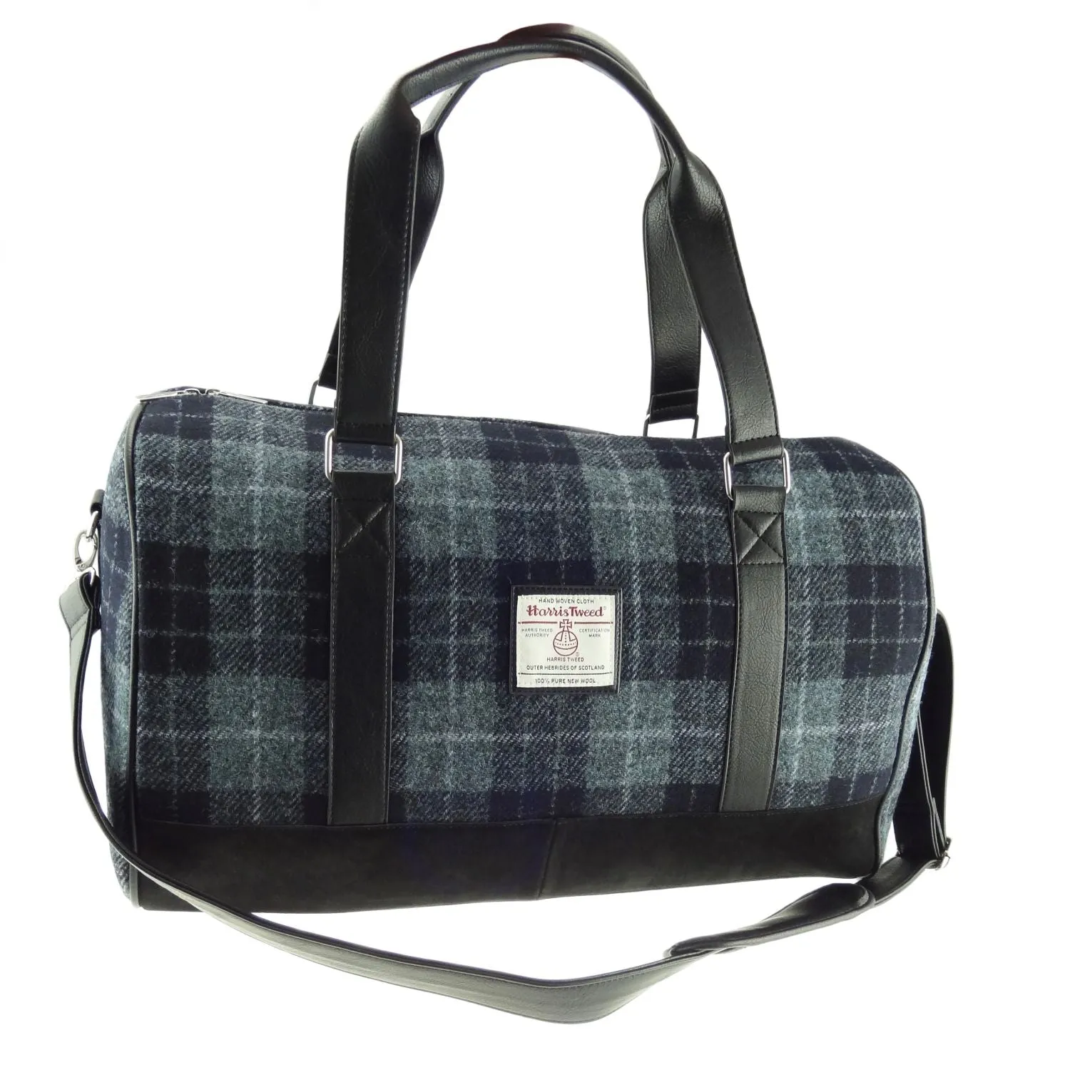 Weekend Bag 'Clyde' with Harris Tweed