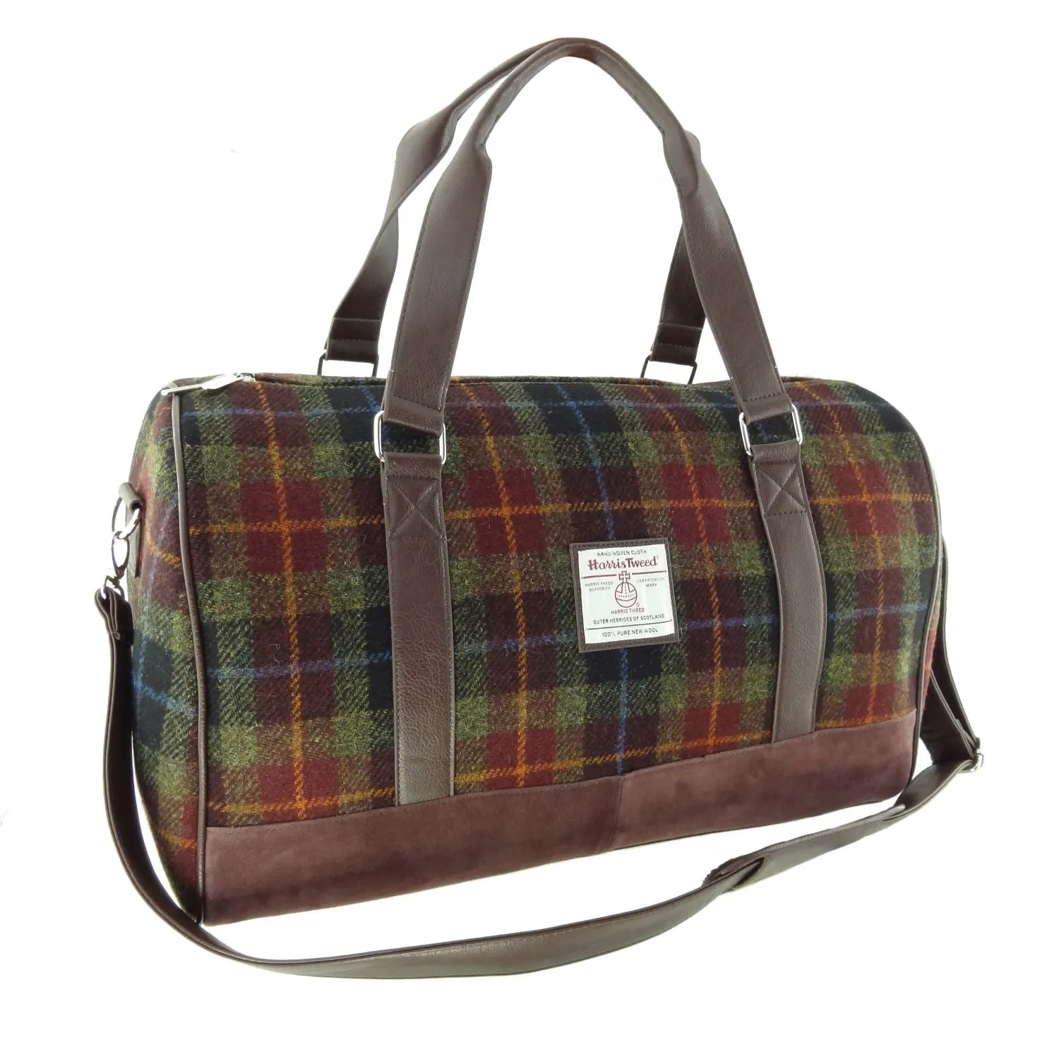 Weekend Bag 'Clyde' with Harris Tweed