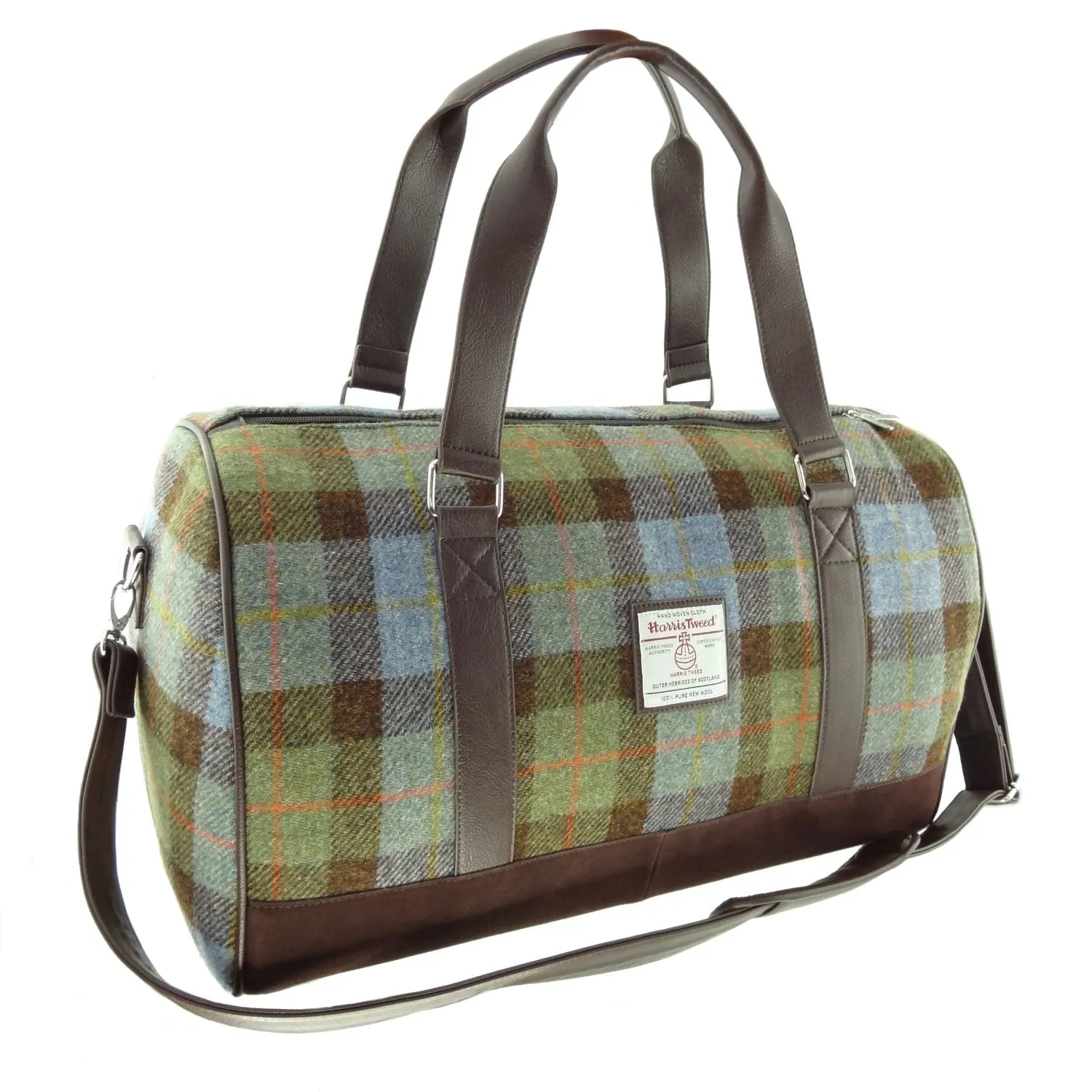 Weekend Bag 'Clyde' with Harris Tweed