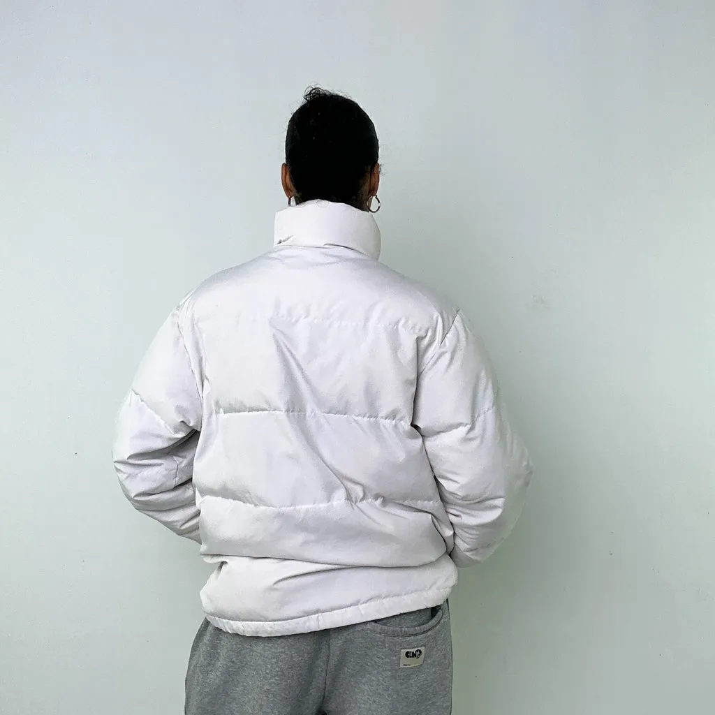 White y2ks NIKE Puffer Jacket Coat (M)