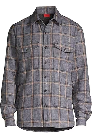 Window Pane Overshirt