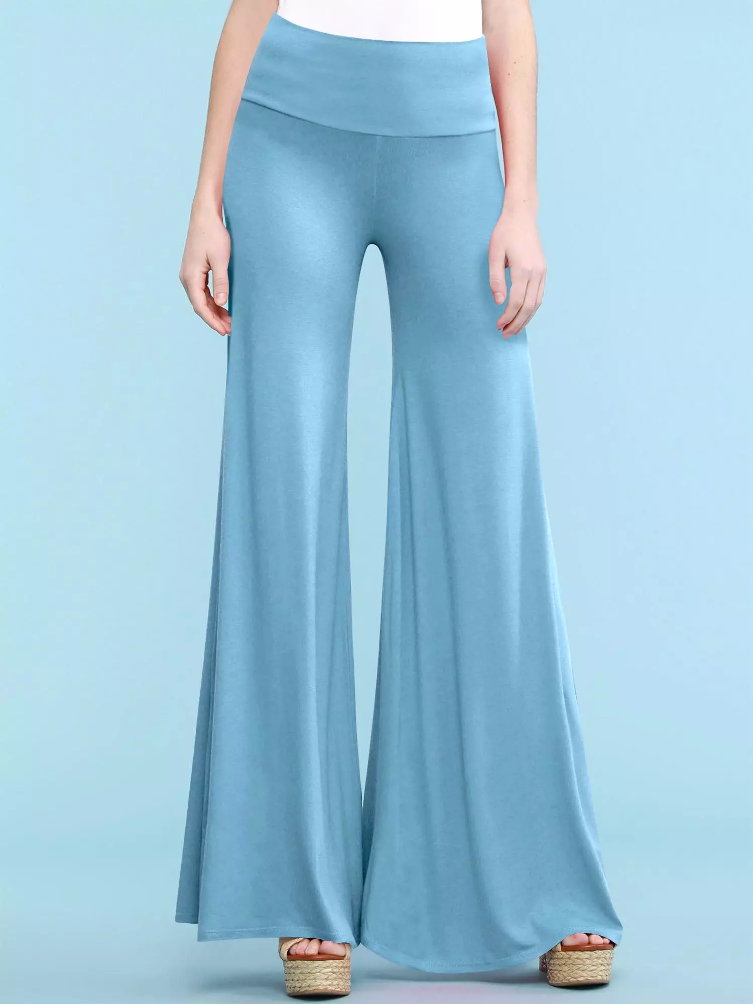 Women's Casual Comfy Wide Leg Palazzo Lounge Pants