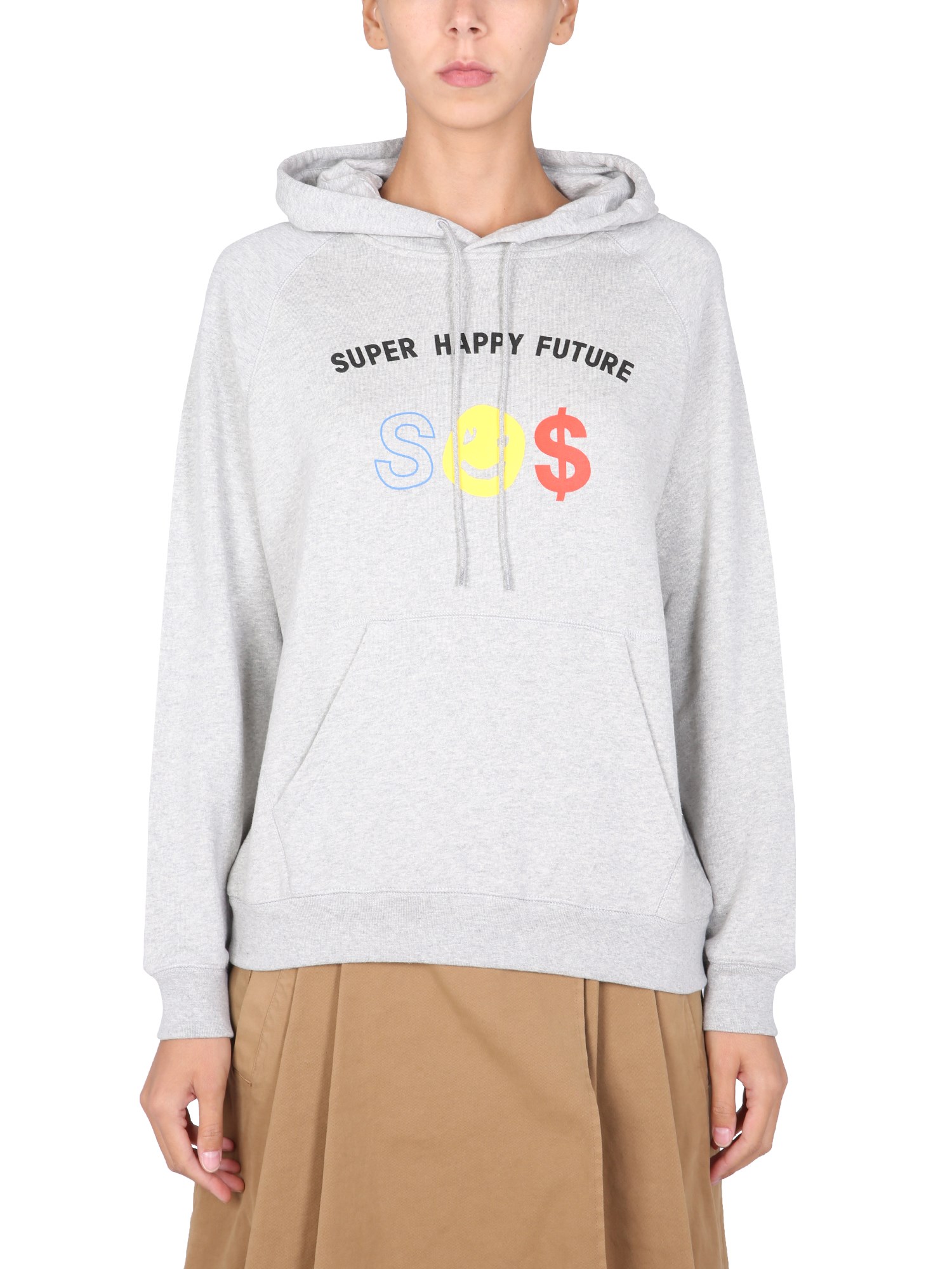 ÊTRE CÉCILE    SUPER HAPPY FUTURE COTTON SWEATSHIRT