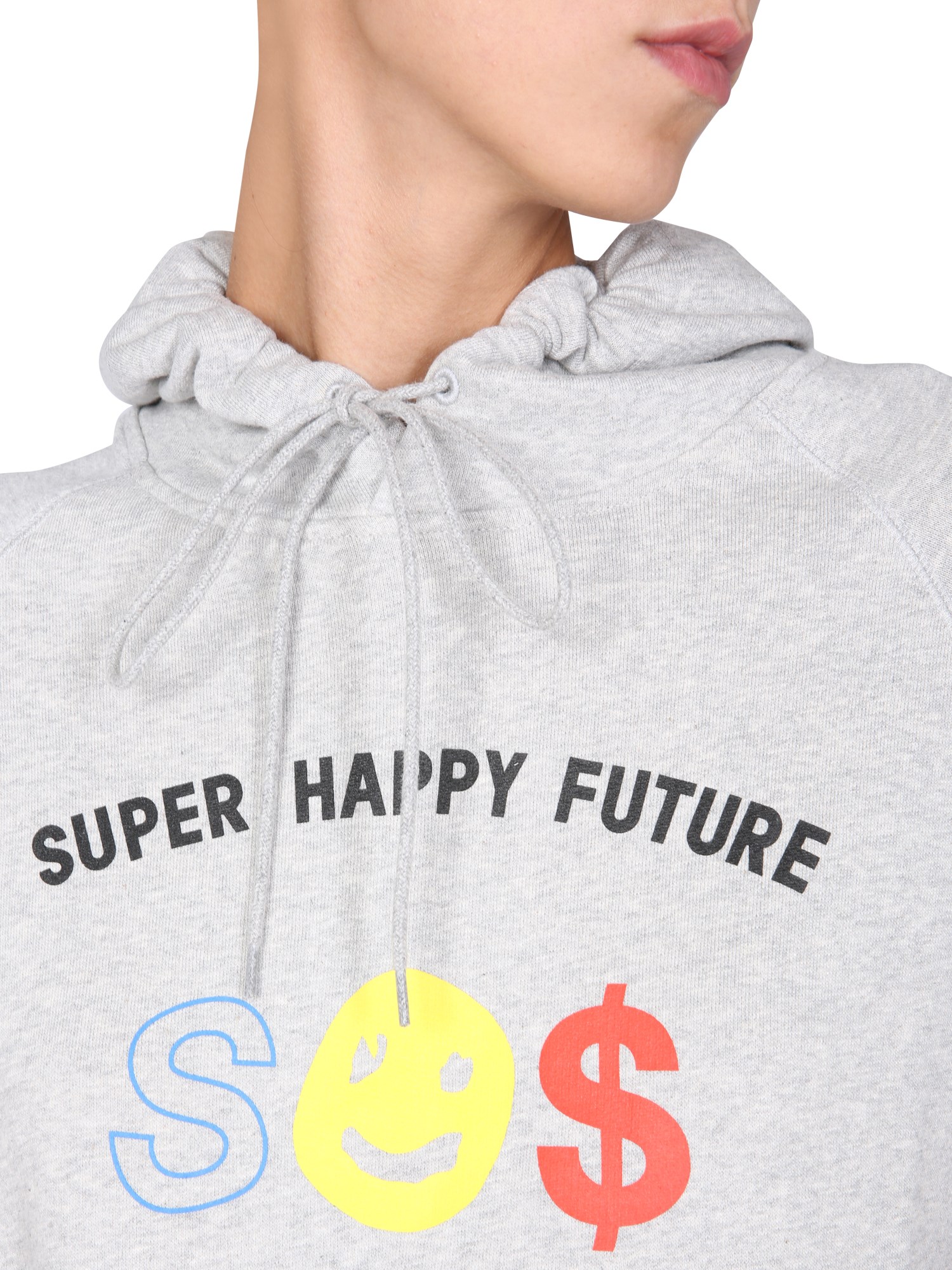 ÊTRE CÉCILE    SUPER HAPPY FUTURE COTTON SWEATSHIRT